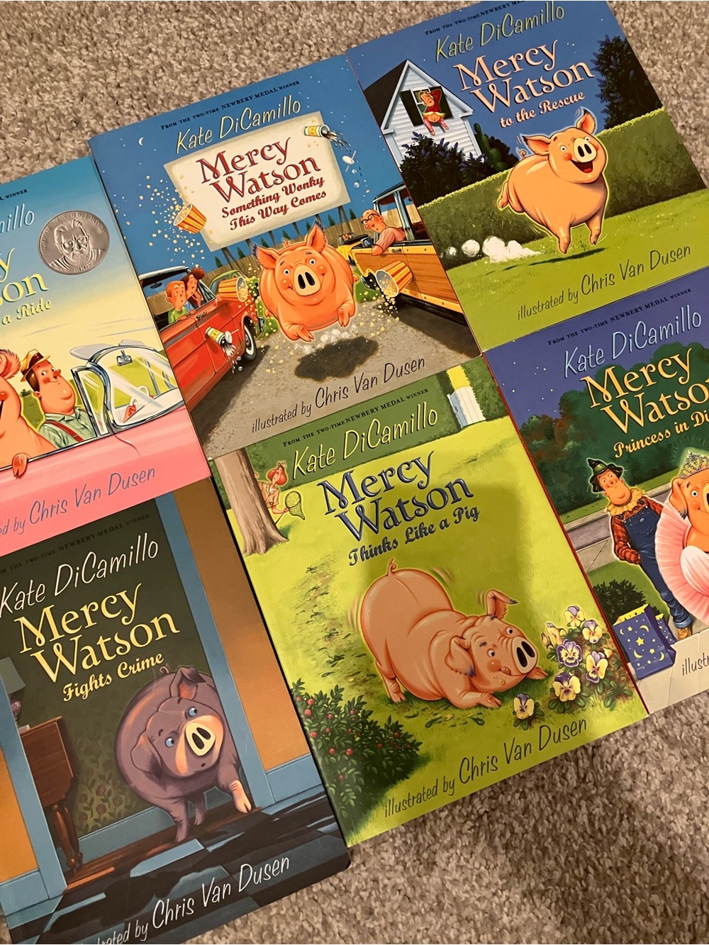 Mercy Watson Children's Book Lot - Kate DiCamillo (6 Books) - Colorful Covers - Picture 2 of 2